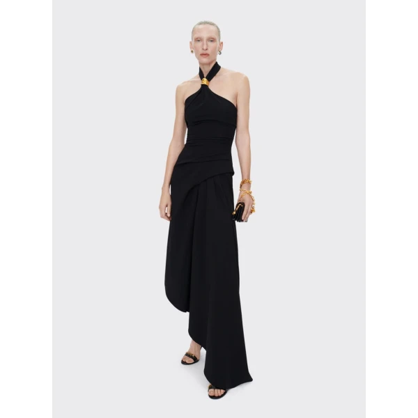 Schiaparelli Twisted Bijou Halter Dress Dresses in Schiaparelli Authentic Luxury Fashion at Luxury Shoes 