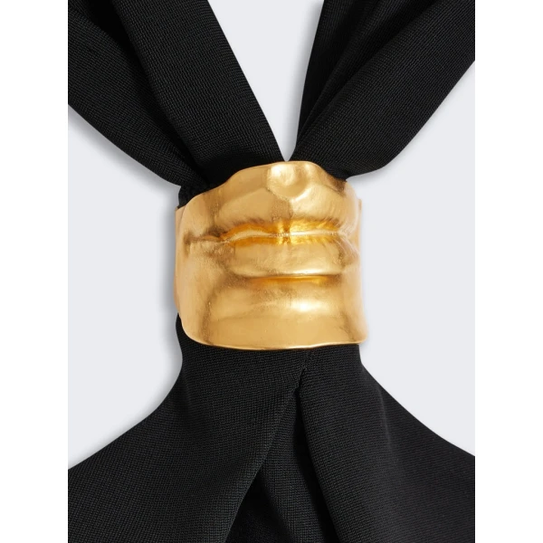 Schiaparelli Twisted Bijou Halter Dress Dresses in Schiaparelli Authentic Luxury Fashion at Luxury Shoes 