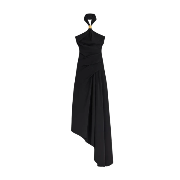 Schiaparelli Twisted Bijou Halter Dress Dresses in Schiaparelli Authentic Luxury Fashion at Luxury Shoes 