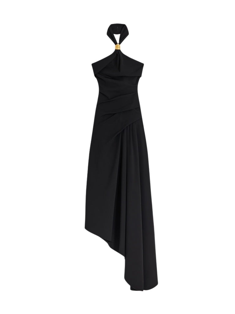 Schiaparelli Twisted Bijou Halter Dress Dresses in Schiaparelli Authentic Luxury Fashion at Luxury Shoes 