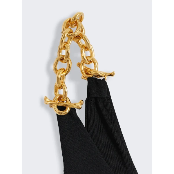 Schiaparelli Twisted Bijoux Dress Dresses in Schiaparelli Authentic Luxury Fashion at Luxury Shoes 