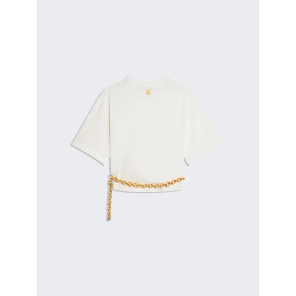 Schiaparelli Twisted T-Shirt Tops in Schiaparelli Authentic Luxury Fashion at Luxury Shoes 