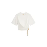 Schiaparelli Twisted T-Shirt Tops in Schiaparelli Authentic Luxury Fashion at Luxury Shoes 