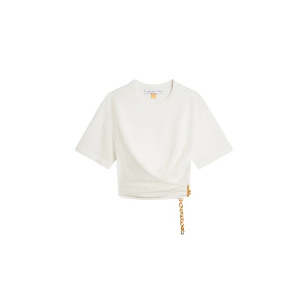 Schiaparelli Twisted T-Shirt Tops in Schiaparelli Authentic Luxury Fashion at Luxury Shoes 