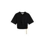 Schiaparelli Twisted T-Shirt Tops in Schiaparelli Authentic Luxury Fashion at Luxury Shoes 