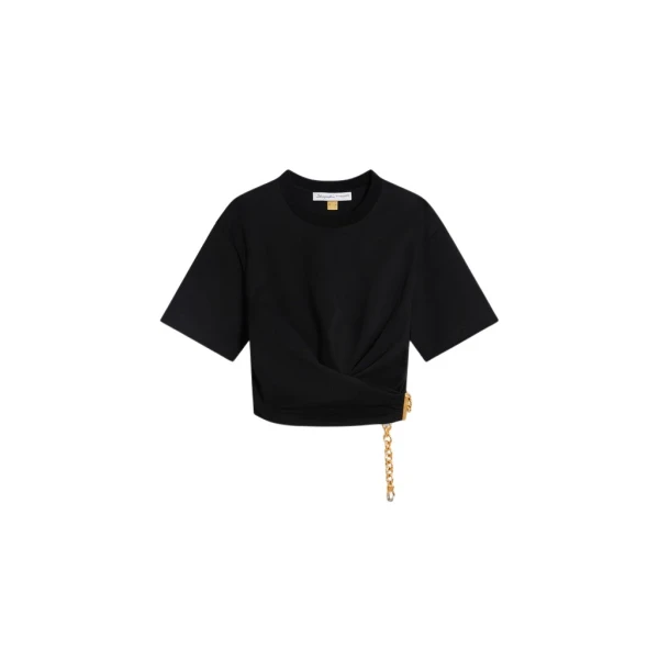 Schiaparelli Twisted T-Shirt Tops in Schiaparelli Authentic Luxury Fashion at Luxury Shoes 