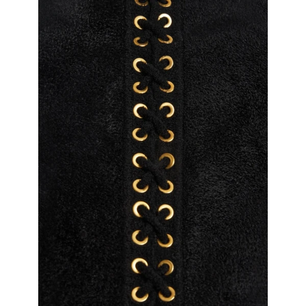 Schiaparelli Velvet-Effect Knitted Jumper Knitwear in Schiaparelli Authentic Luxury Fashion at Luxury Shoes 