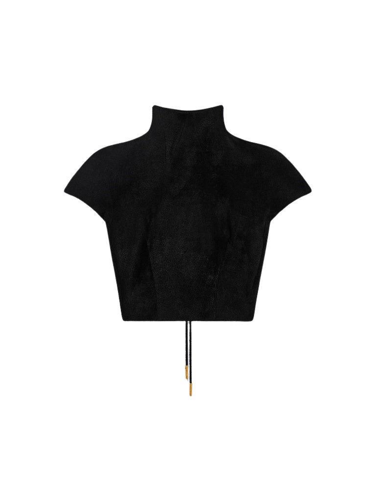 Schiaparelli Velvet-Effect Knitted Jumper Knitwear in Schiaparelli Authentic Luxury Fashion at Luxury Shoes 