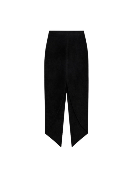 Schiaparelli Velvet-Effect Round Hem Pencil Skirt Skirts in Schiaparelli Authentic Luxury Fashion at Luxury Shoes 
