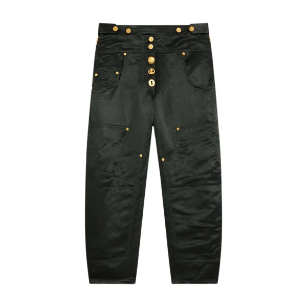 Schiaparelli Viscose And Linen Cowboy Pants Pants in Schiaparelli Authentic Luxury Fashion at Luxury Shoes 