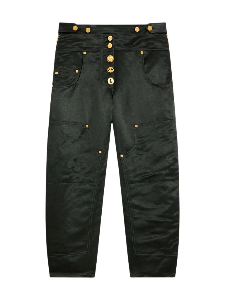 Schiaparelli Viscose And Linen Cowboy Pants Pants in Schiaparelli Authentic Luxury Fashion at Luxury Shoes 
