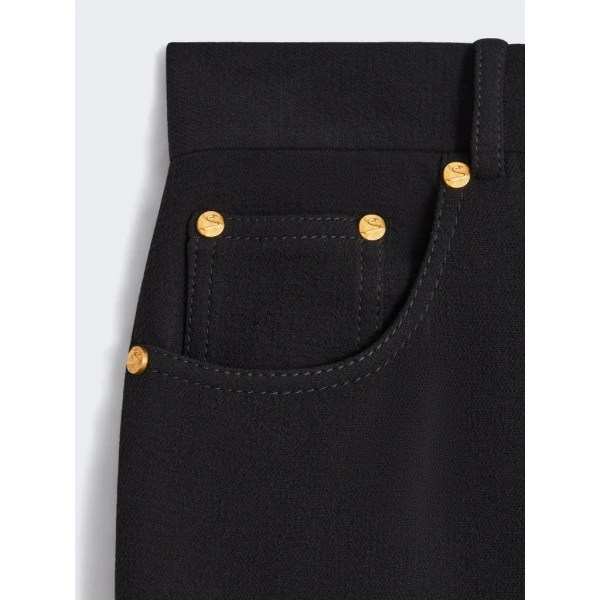 Schiaparelli Wool Bootcut Pants Pants in Schiaparelli Authentic Luxury Fashion at Luxury Shoes 