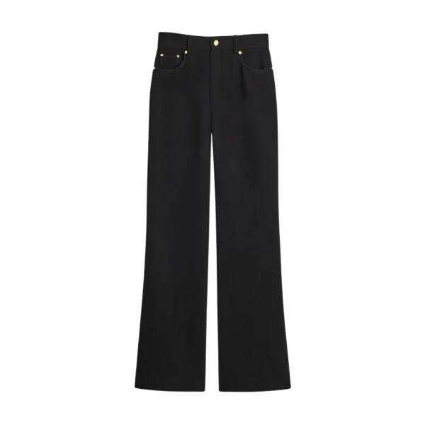 Schiaparelli Wool Bootcut Pants Pants in Schiaparelli Authentic Luxury Fashion at Luxury Shoes 