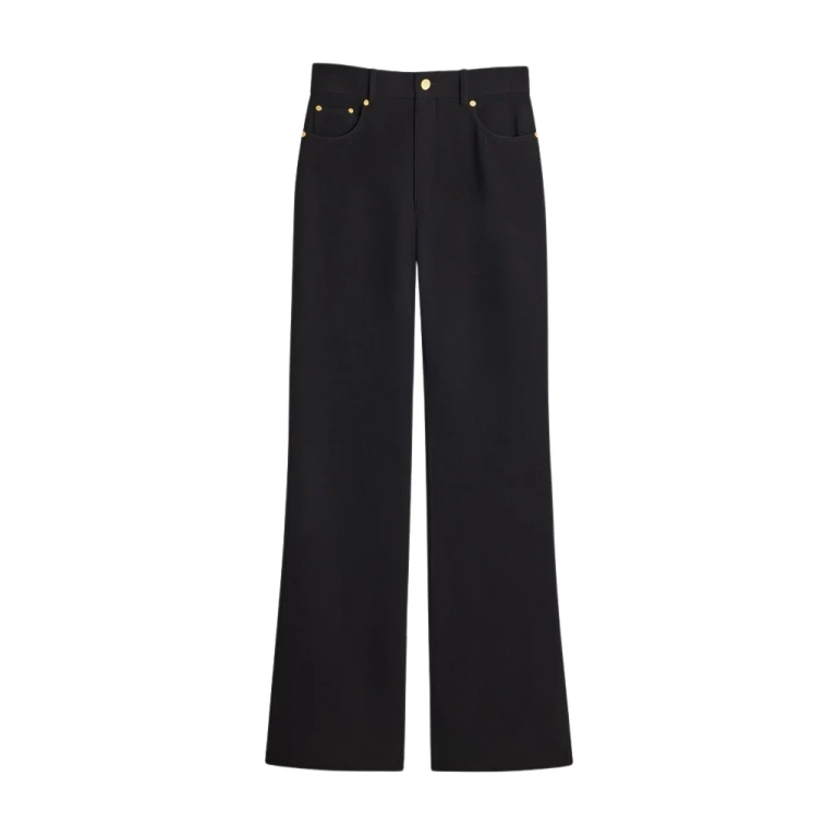 Schiaparelli Wool Bootcut Pants Pants in Schiaparelli Authentic Luxury Fashion at Luxury Shoes 