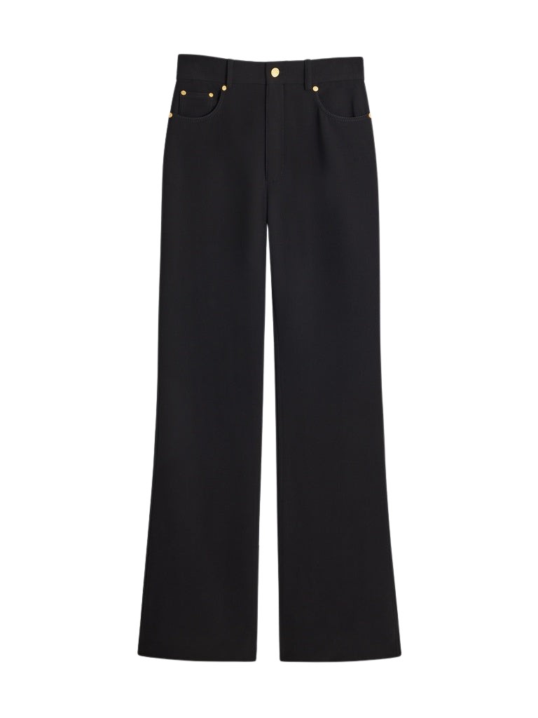 Schiaparelli Wool Bootcut Pants Pants in Schiaparelli Authentic Luxury Fashion at Luxury Shoes 