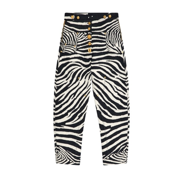 Schiaparelli Zebra Cowboy Pants Pants in Schiaparelli Authentic Luxury Fashion at Luxury Shoes 