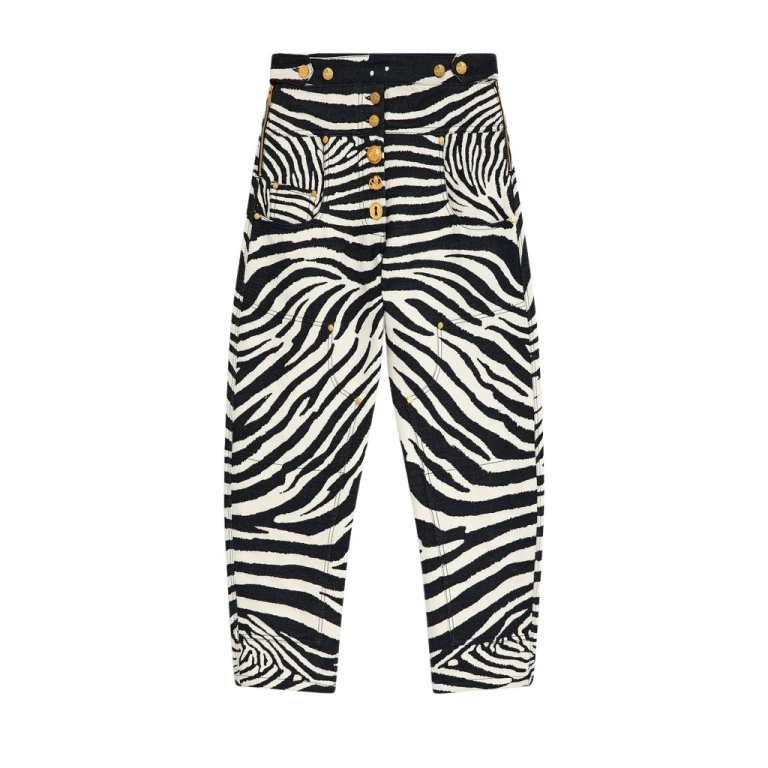 Schiaparelli Zebra Cowboy Pants Pants in Schiaparelli Authentic Luxury Fashion at Luxury Shoes 