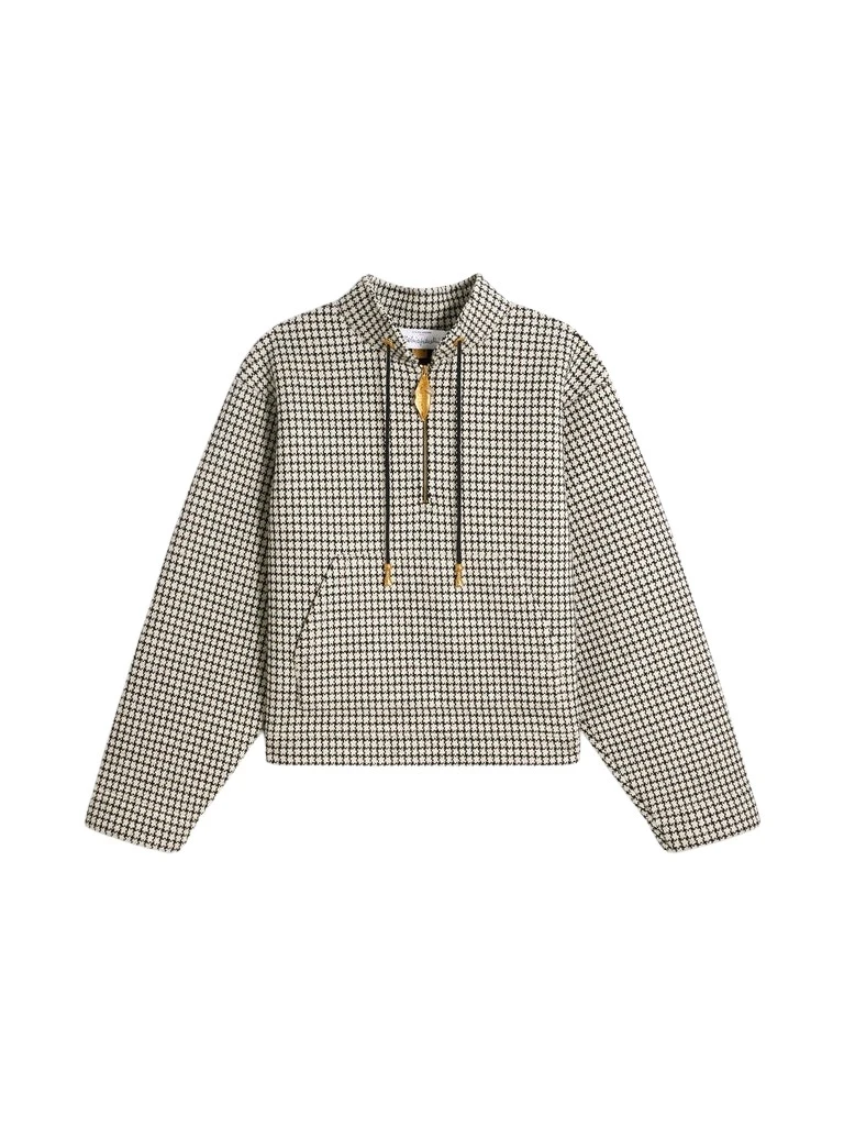 Schiaparelli-Zip-Up-Sweatshirt-345467_nobg Schiaparelli Zip-Up Sweatshirt Knitwear in Schiaparelli Authentic Luxury Fashion at Luxury Shoes