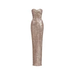 Oscar de la Renta Sequin & Crystal Wave Embroidered Gown - Oscar de la Renta Dresses - American Couture - Shop at Luxury Shoes 