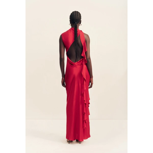 Shona Joy Agnes Draped Ruffle Maxi Dress - Shona Joy Dresses - Australian Designer Fashion at Luxury Shoes 