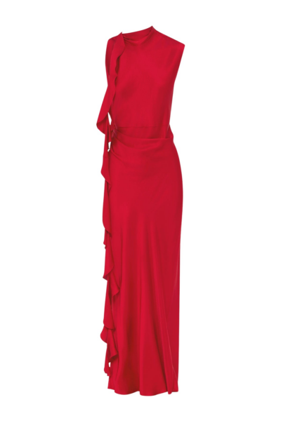 Shona Joy Agnes Draped Ruffle Maxi Dress - Shona Joy Dresses - Australian Designer Fashion at Luxury Shoes 
