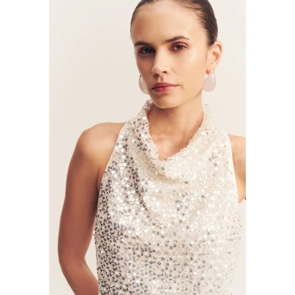 Shona Joy Asteri High Cowl Mini Dress - Shona Joy Dresses - Australian Designer Fashion at Luxury Shoes 