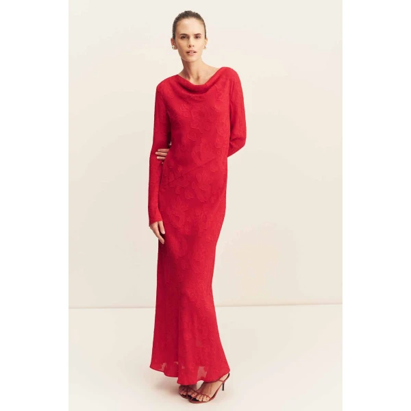 Shona Joy Bowery Long Sleeve Maxi Dress - Shona Joy Dresses - Australian Designer Fashion at Luxury Shoes 