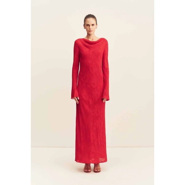 Shona Joy Bowery Long Sleeve Maxi Dress - Shona Joy Dresses - Australian Designer Fashion at Luxury Shoes 