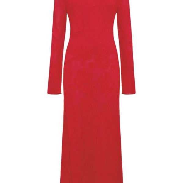 Shona Joy Bowery Long Sleeve Maxi Dress