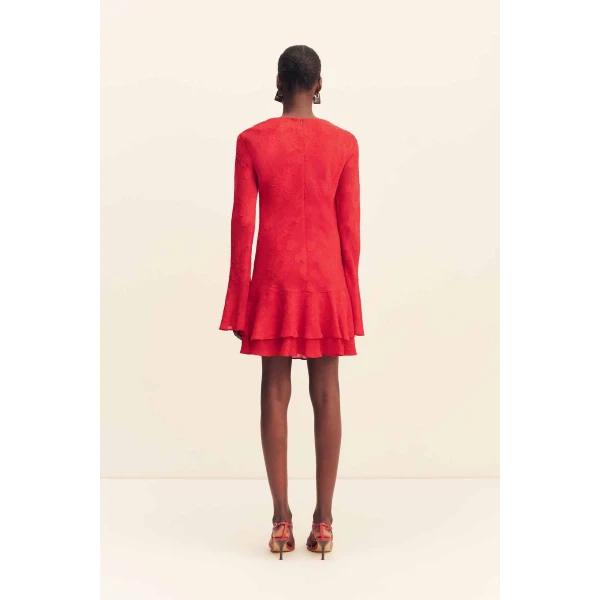 Shona Joy Bowery Long Sleeve Ruffle Mini Dress - Shona Joy Dresses - Australian Designer Fashion at Luxury Shoes 