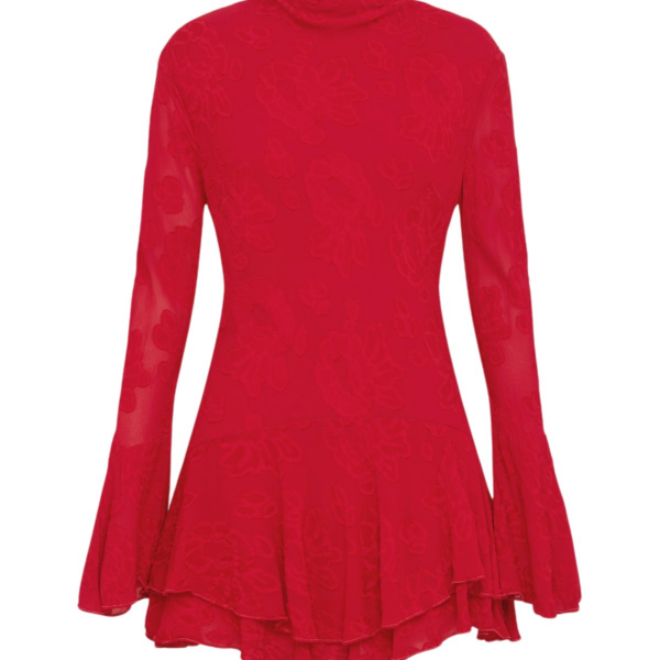 Shona Joy Bowery Long Sleeve Ruffle Mini Dress