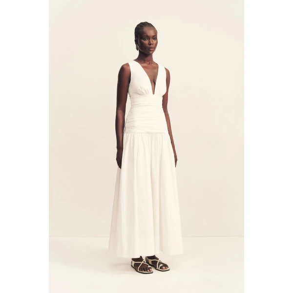 Shona Joy Campbell Gathered Maxi Dress - Shona Joy Dresses - Australian Designer Fashion at Luxury Shoes 