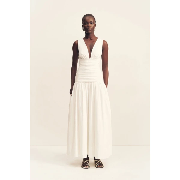 Shona Joy Campbell Gathered Maxi Dress - Shona Joy Dresses - Australian Designer Fashion at Luxury Shoes 