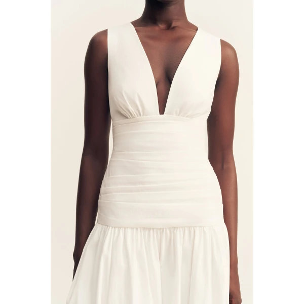 Shona Joy Campbell Gathered Maxi Dress - Shona Joy Dresses - Australian Designer Fashion at Luxury Shoes 