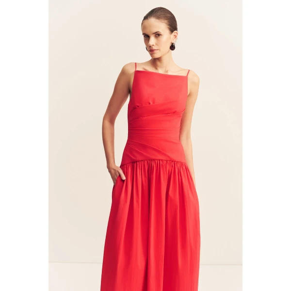 Shona Joy Campbell Square Neck Maxi Dress - Shona Joy Dresses - Australian Designer Fashion at Luxury Shoes 