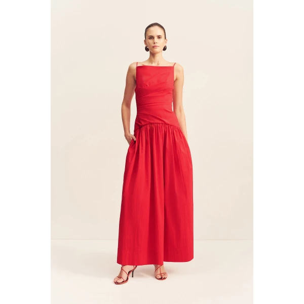 Shona Joy Campbell Square Neck Maxi Dress - Shona Joy Dresses - Australian Designer Fashion at Luxury Shoes 
