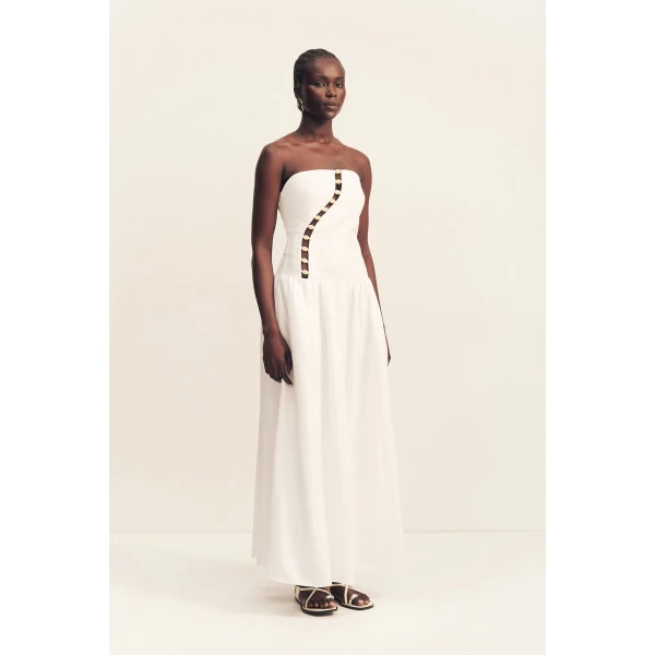 Shona Joy Effie Strapless Cut Out Maxi Dress - Shona Joy Dresses - Australian Designer Fashion at Luxury Shoes 