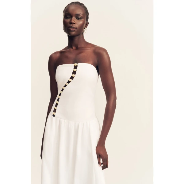 Shona Joy Effie Strapless Cut Out Maxi Dress - Shona Joy Dresses - Australian Designer Fashion at Luxury Shoes 