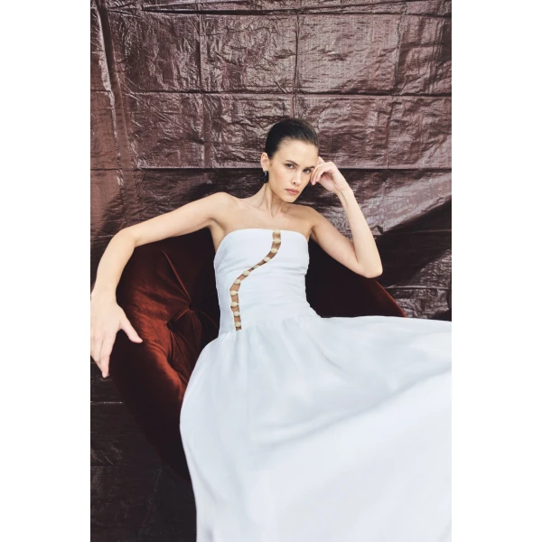 Shona Joy Effie Strapless Cut Out Maxi Dress - Shona Joy Dresses - Australian Designer Fashion at Luxury Shoes 