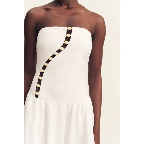 Shona Joy Effie Strapless Cut Out Maxi Dress - Shona Joy Dresses - Australian Designer Fashion at Luxury Shoes 