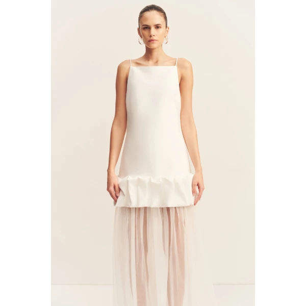 Shona Joy Halo Sheer Maxi Skirt - Shona Joy Skirts - Australian Designer Fashion at Luxury Shoes 