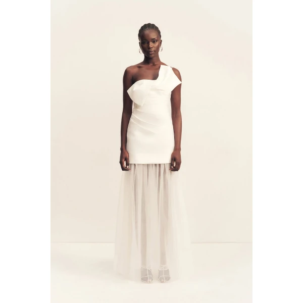Shona Joy Halo Sheer Maxi Skirt - Shona Joy Skirts - Australian Designer Fashion at Luxury Shoes 
