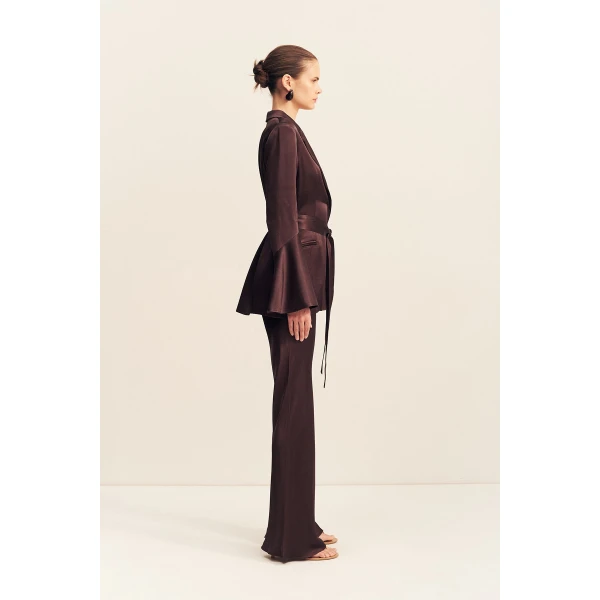 Shona Joy La Lune Flared Sleeve Belted Blazer - Shona Joy Jackets - Australian Designer Fashion at Luxury Shoes 
