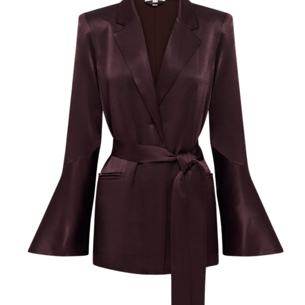 Shona Joy La Lune Flared Sleeve Belted Blazer - Shona Joy Jackets - Australian Designer Fashion at Luxury Shoes 