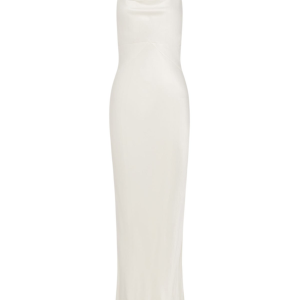 Shona Joy La Lune High Cowl Open Back Gown
