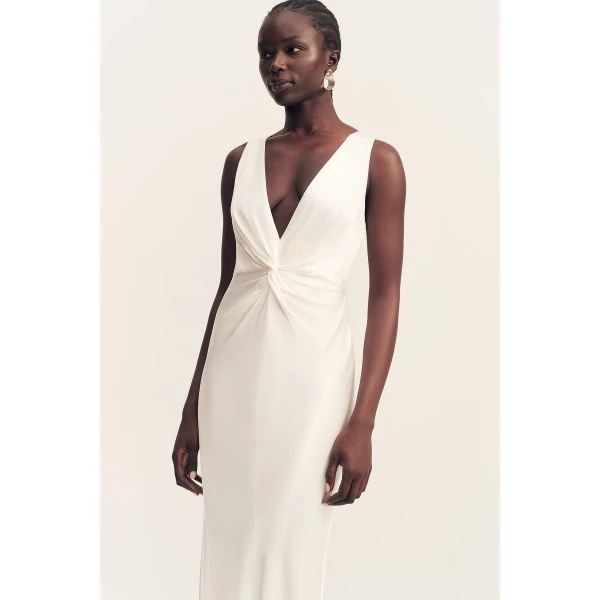 Shona Joy La Lune Low Twist Maxi Dress - Shona Joy Dresses - Australian Designer Fashion at Luxury Shoes 