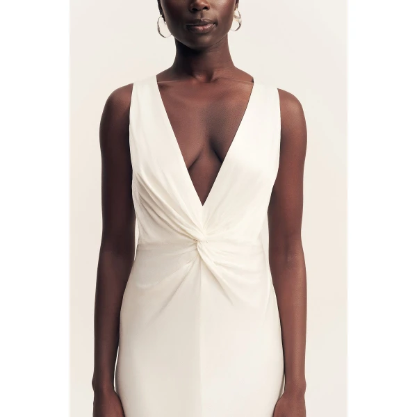 Shona Joy La Lune Low Twist Maxi Dress - Shona Joy Dresses - Australian Designer Fashion at Luxury Shoes 