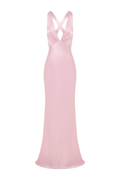 Shona Joy La Lune Plunged Cross Back Maxi Dress - Shona Joy Dresses - Australian Designer Fashion at Luxury Shoes 