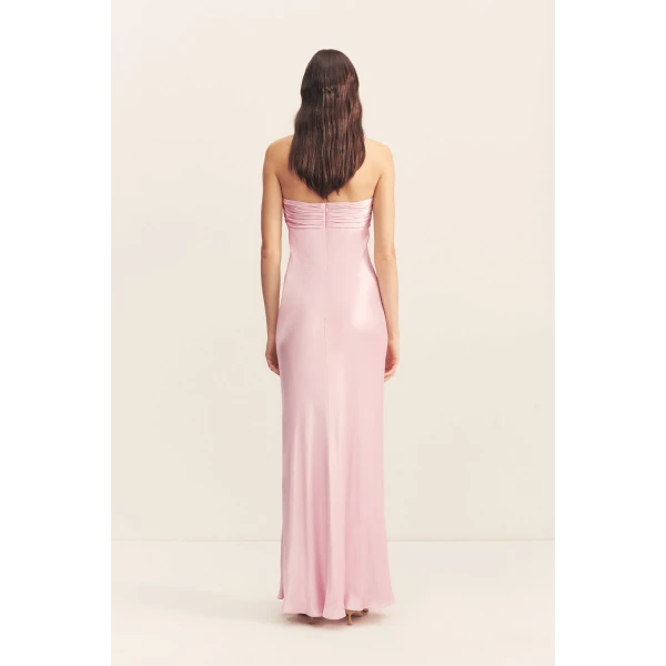 Shona Joy La Lune Strapless Ruched Bodice Maxi Dress - Shona Joy Dresses - Australian Designer Fashion at Luxury Shoes 