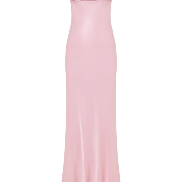Shona Joy La Lune Strapless Ruched Bodice Maxi Dress